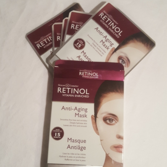 Retinol Anti-aging Mask 5 pack of sheet masks - Picture 3 of 3
